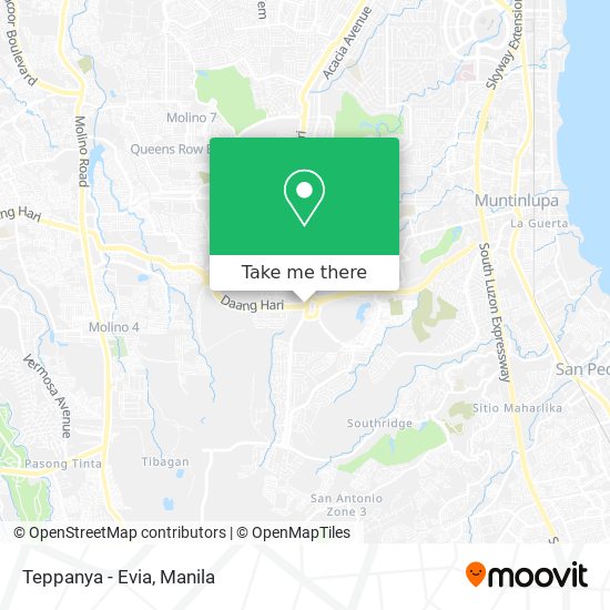 Teppanya - Evia map
