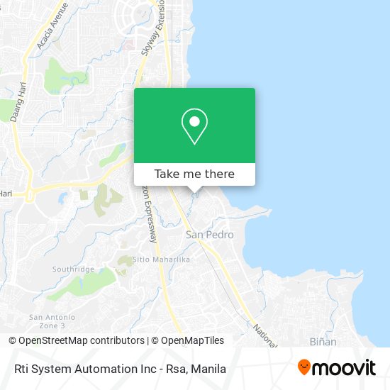 Rti System Automation Inc - Rsa map