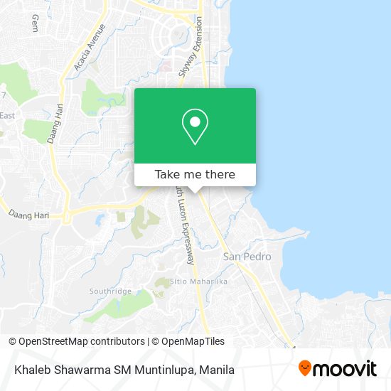 Khaleb Shawarma SM Muntinlupa map