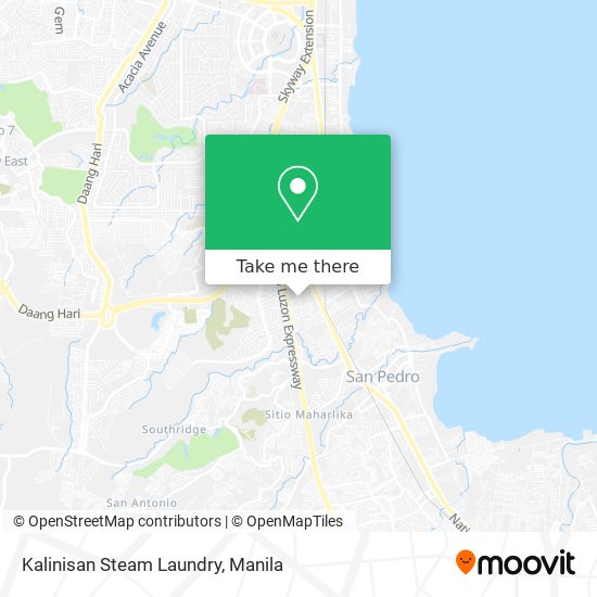 Kalinisan Steam Laundry map
