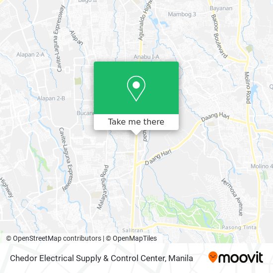 Chedor Electrical Supply & Control Center map