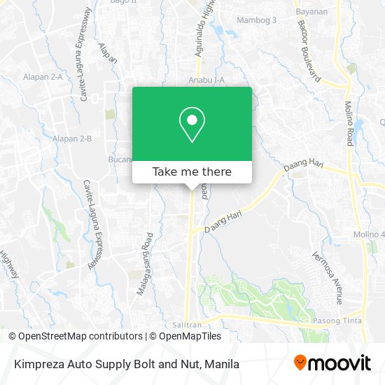 Kimpreza Auto Supply Bolt and Nut map