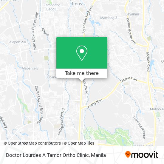 Doctor Lourdes A Tamor Ortho Clinic map