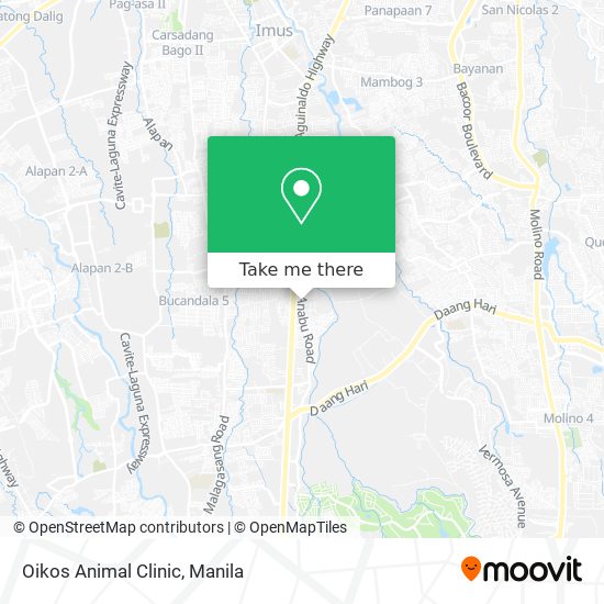 Oikos Animal Clinic map