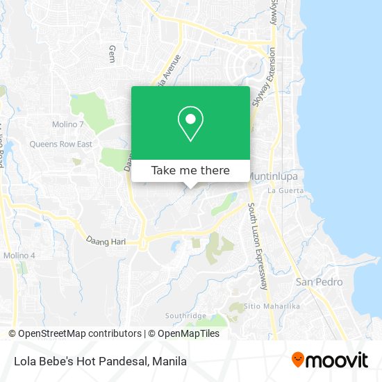 Lola Bebe's Hot Pandesal map