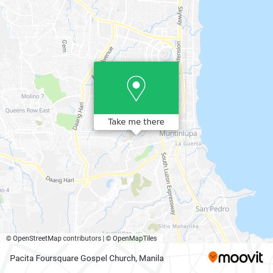 Pacita Foursquare Gospel Church map