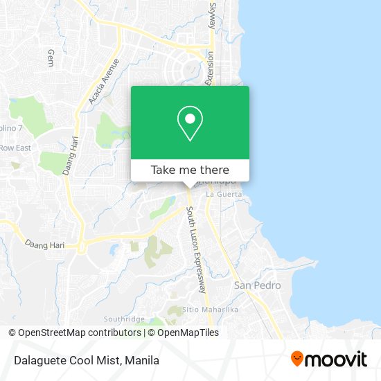 Dalaguete Cool Mist map