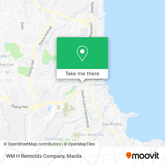 WM H Rennolds Company map