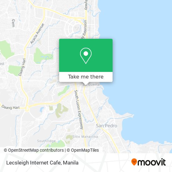Lecsleigh Internet Cafe map