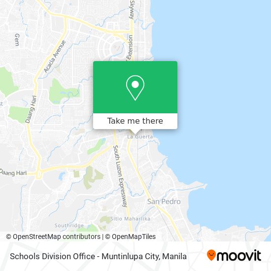 Schools Division Office - Muntinlupa City map