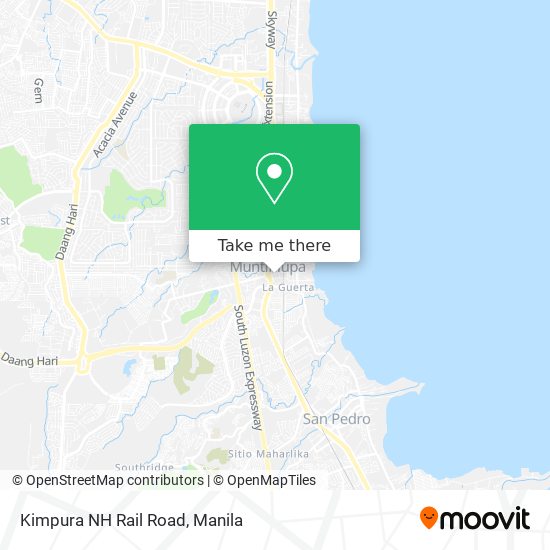 Kimpura NH Rail Road map