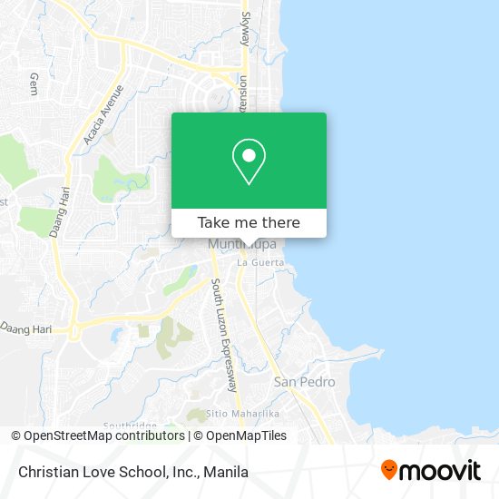 Christian Love School, Inc. map