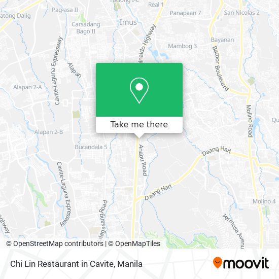 Chi Lin Restaurant in Cavite map