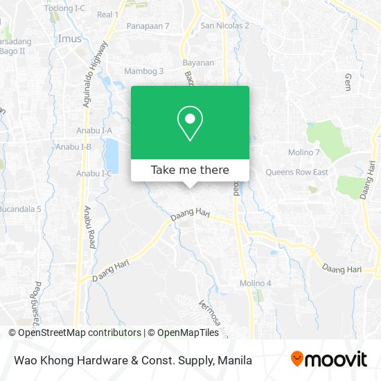 Wao Khong Hardware & Const. Supply map