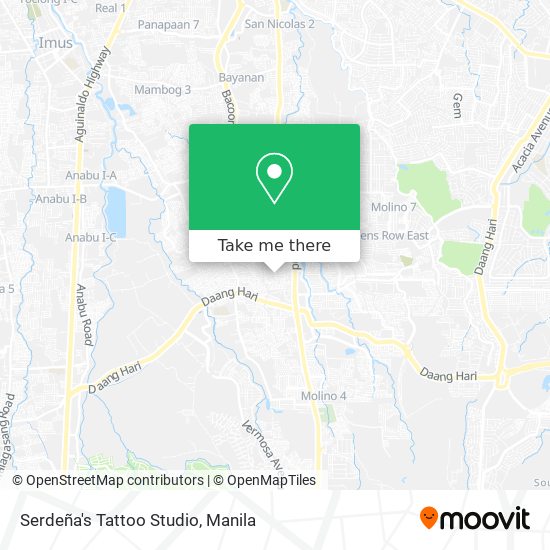 Serdeña's Tattoo Studio map