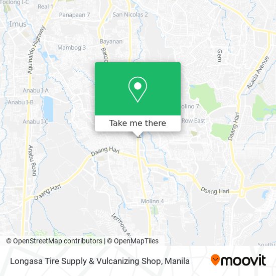 Longasa Tire Supply & Vulcanizing Shop map
