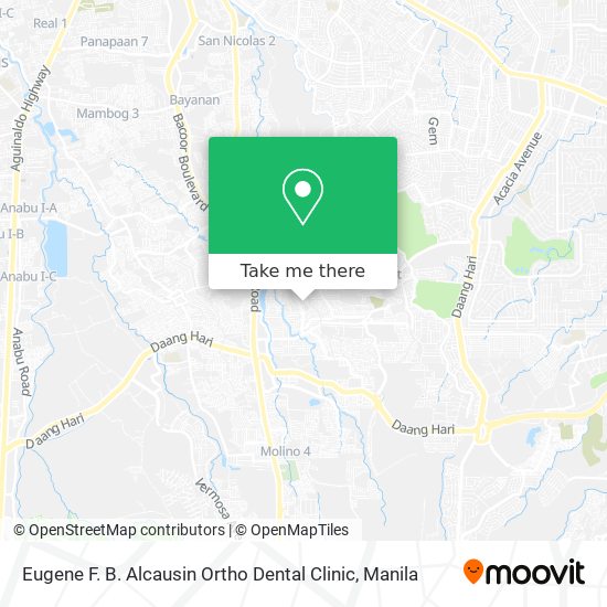 Eugene F. B. Alcausin Ortho Dental Clinic map