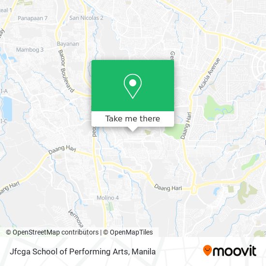 Jfcga School of Performing Arts map