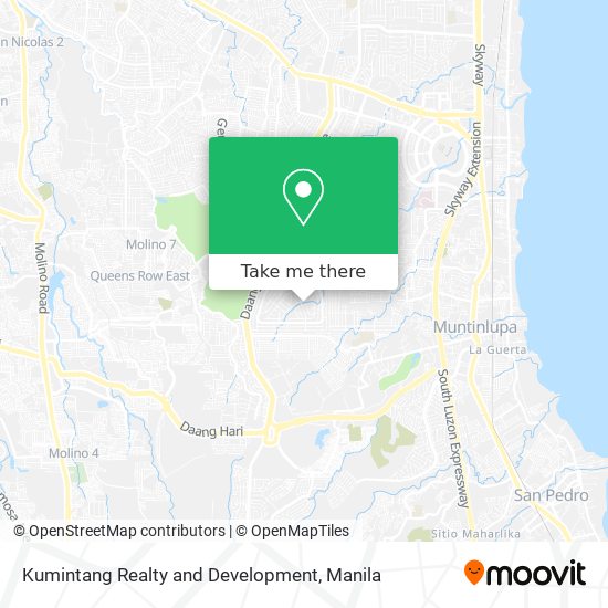 Kumintang Realty and Development map