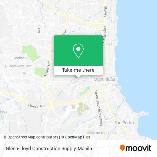 Glenn-Lloyd Construction Supply map