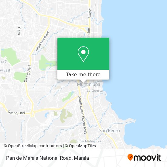 Pan de Manila National Road map