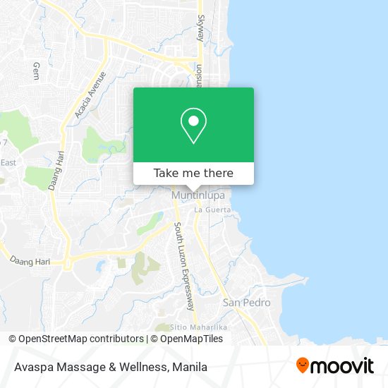 Avaspa Massage & Wellness map