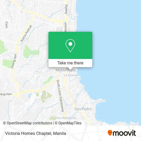 Victoria Homes Chapter map