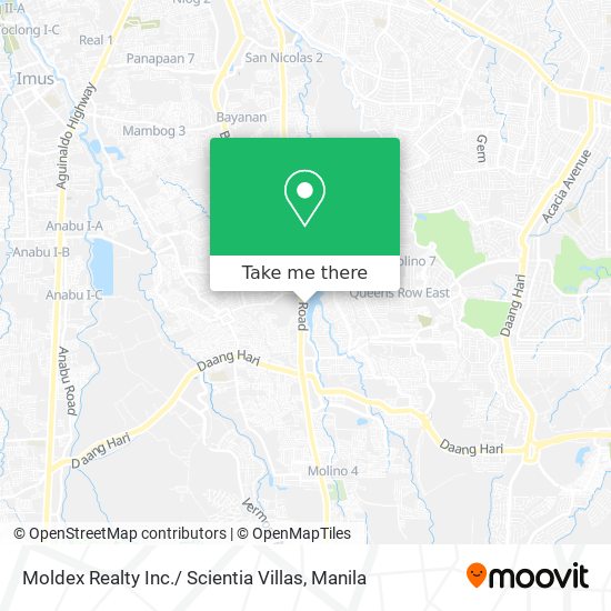 Moldex Realty Inc./ Scientia Villas map