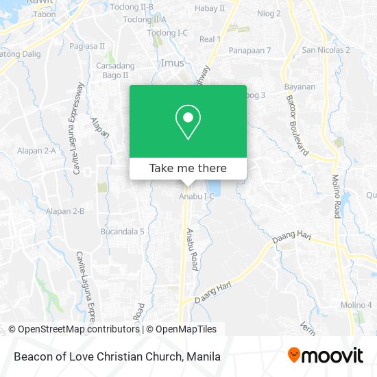 Beacon of Love Christian Church map