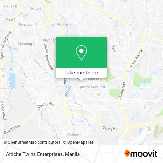 Altiche Twins Enterprises map