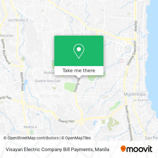 Visayan Electric Company Bill Payments map