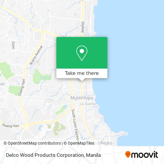 Delco Wood Products Corporation map