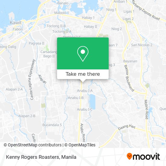 Kenny Rogers Roasters map