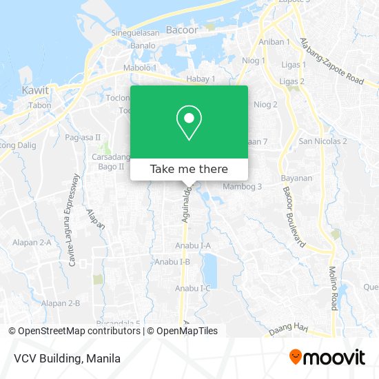 VCV Building map