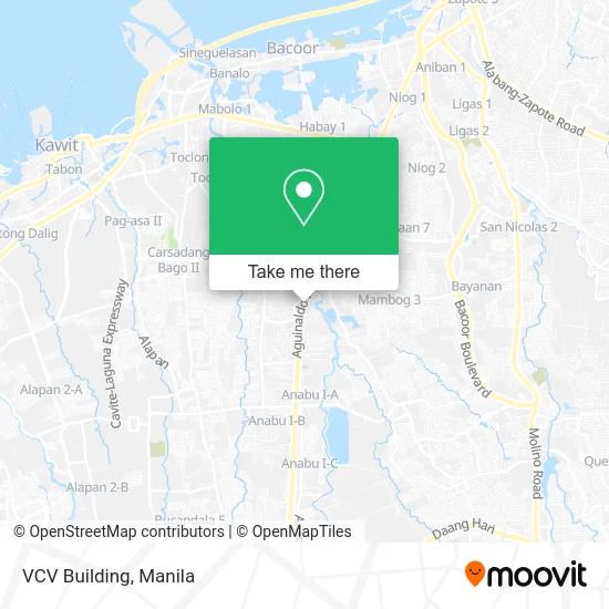 VCV Building map