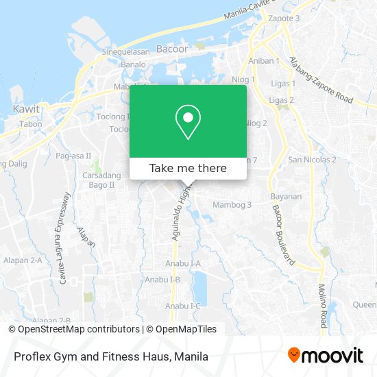 Proflex Gym and Fitness Haus map