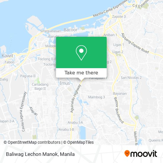 Baliwag Lechon Manok map