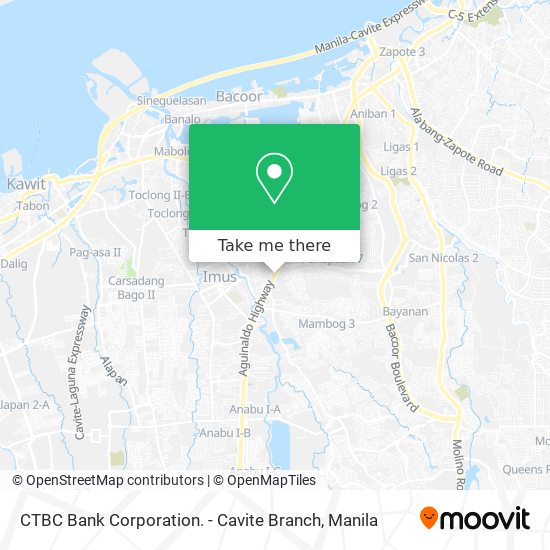 CTBC Bank Corporation. - Cavite Branch map