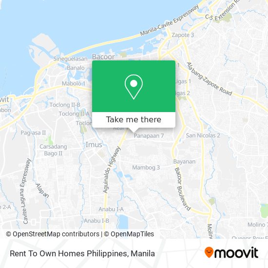 Rent To Own Homes Philippines map