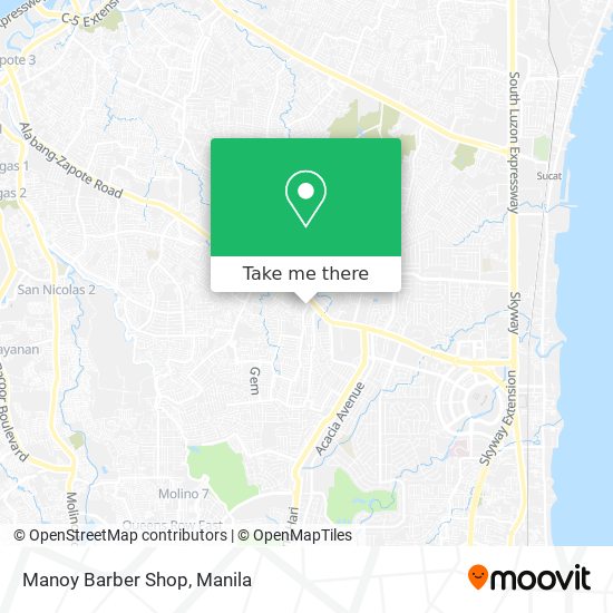 Manoy Barber Shop map