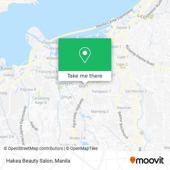 Hakea Beauty Salon map