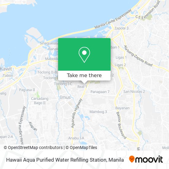 Hawaii Aqua Purified Water Refilling Station map
