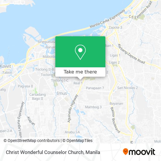 Christ Wonderful Counselor Church map