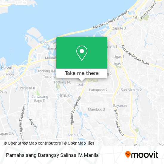 Pamahalaang Barangay Salinas IV map