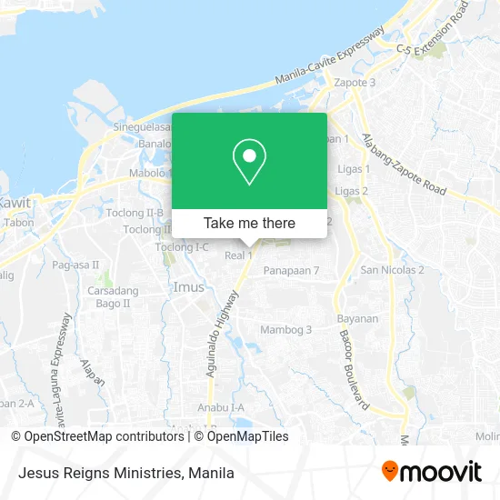 Jesus Reigns Ministries map