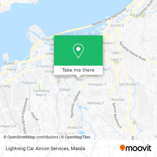Lightning Car Aircon Services map