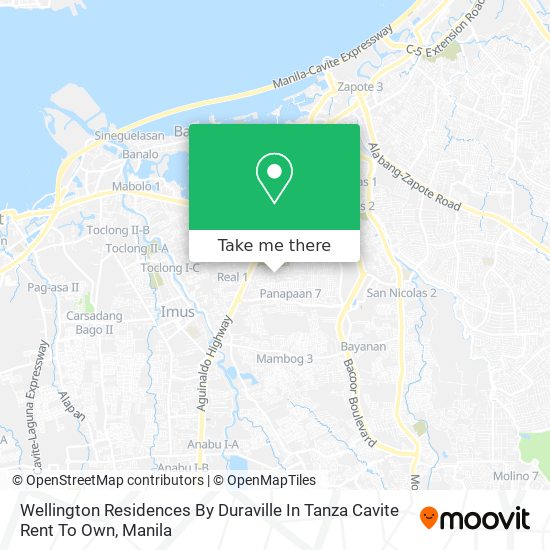 Wellington Residences By Duraville In Tanza Cavite Rent To Own map