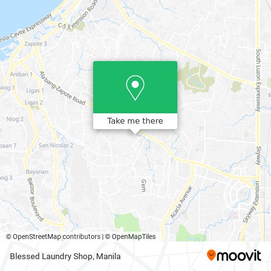 Blessed Laundry Shop map