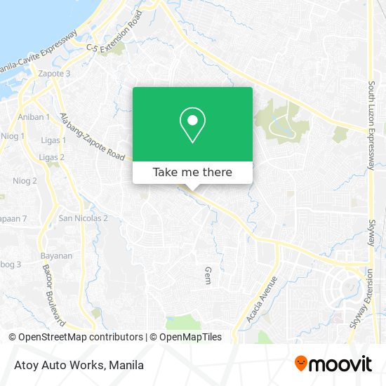 Atoy Auto Works map