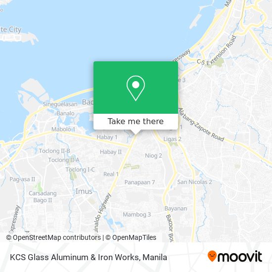 KCS Glass Aluminum & Iron Works map
